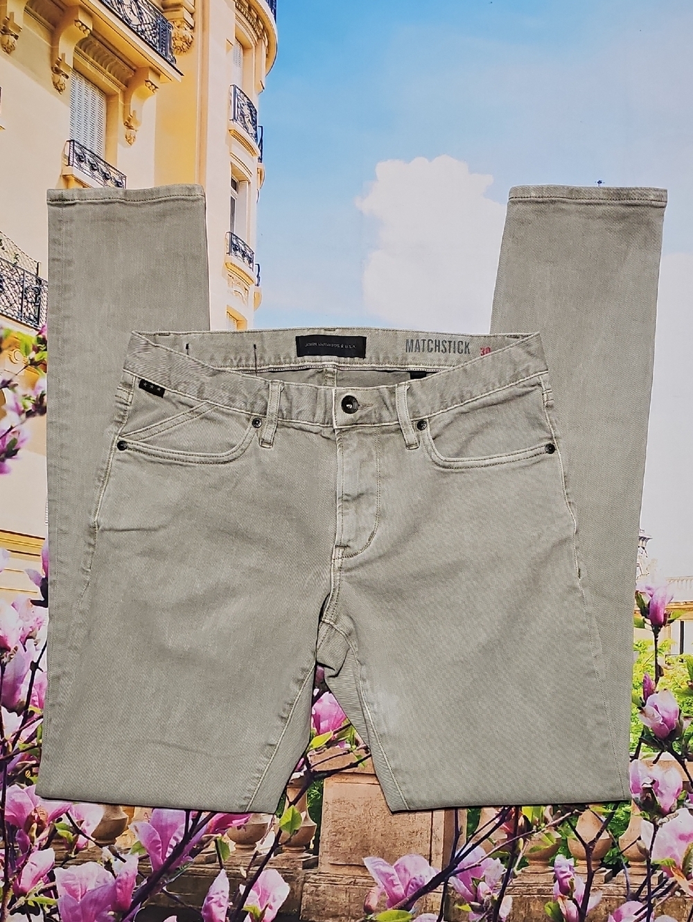John Varvatos Matchstick Skinny Jeans Size 30